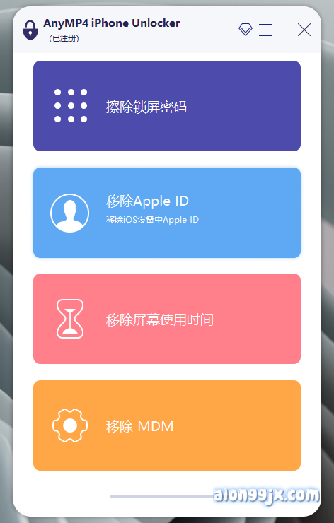 专业IOS工具 AnyMP4 iPhone Unlocker 1.0.38 截图