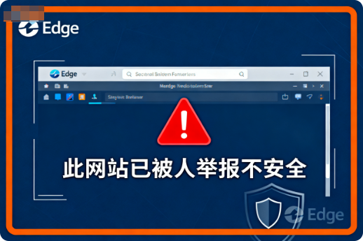 Edge浏览器提示此网站已被人举报不安全解决办法-阿龙软件站