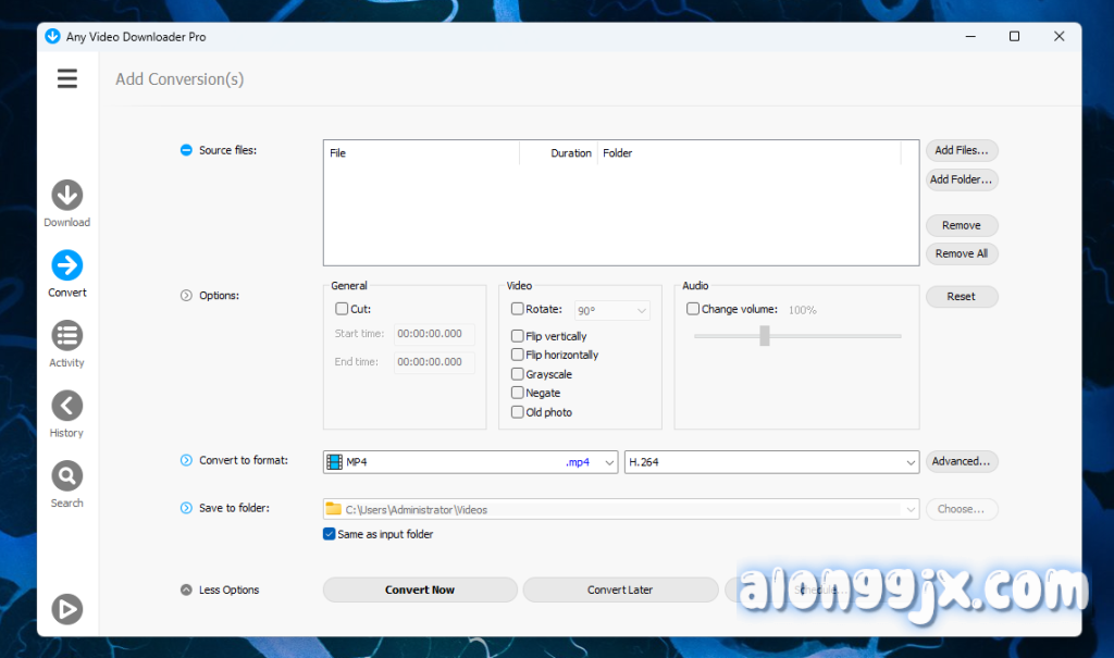 Any Video Downloader Pro(全网视频下载工具) v10.05专业版 功能界面演示