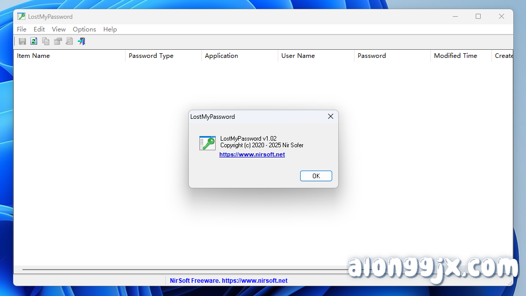 LostMyPassword(密码恢复软件) v1.02专业版