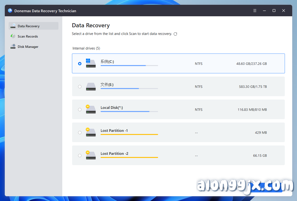 Donemax Data Recovery Technician (数据恢复) v2.2 专业版