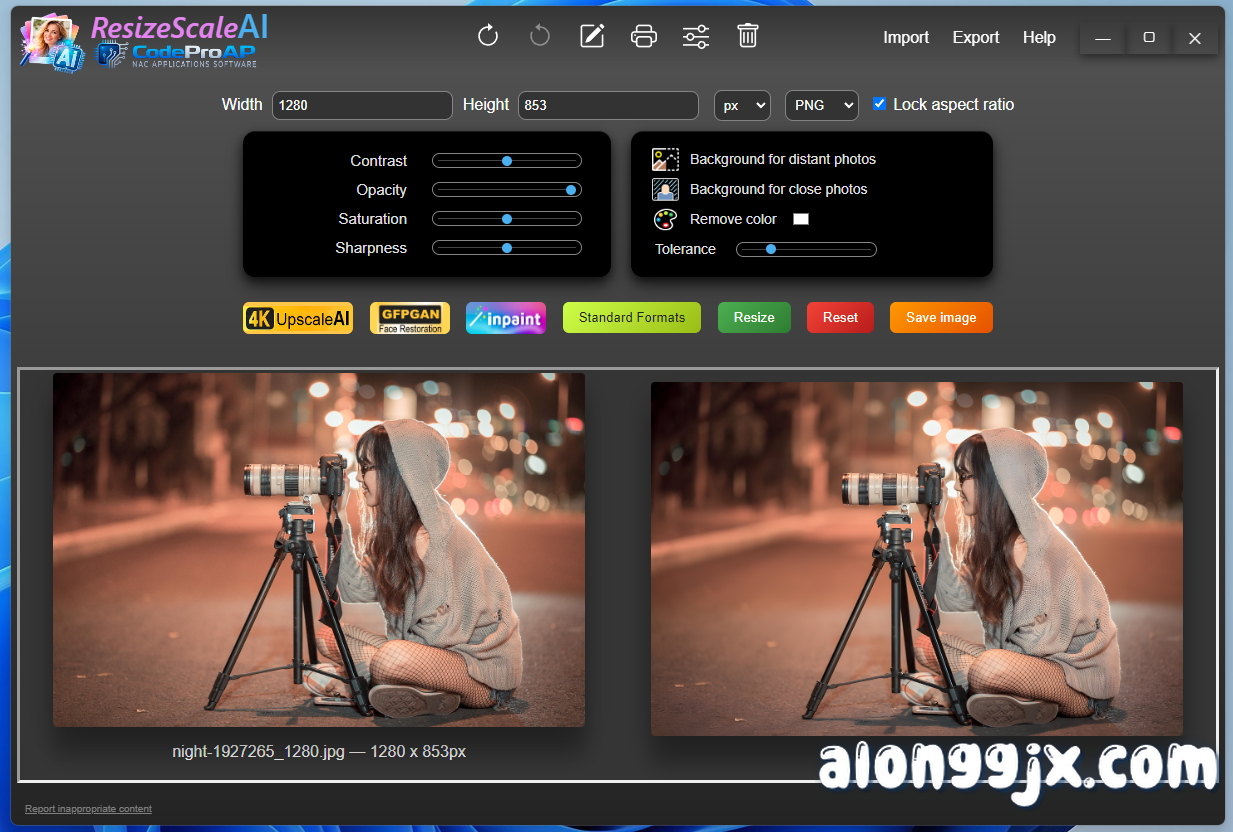 CodePro AP ResizeScaleAI (AI图像缩放) v1.0.0 专业版