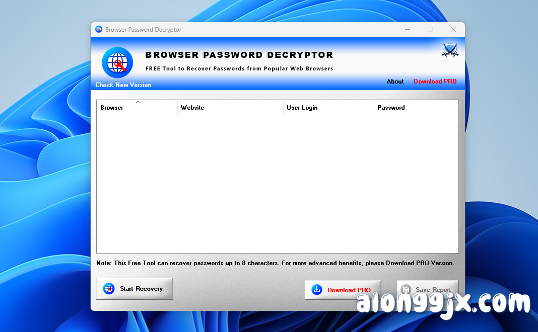 Browser Password Decryptor(浏览器密码解密工具) v19.0绿色版